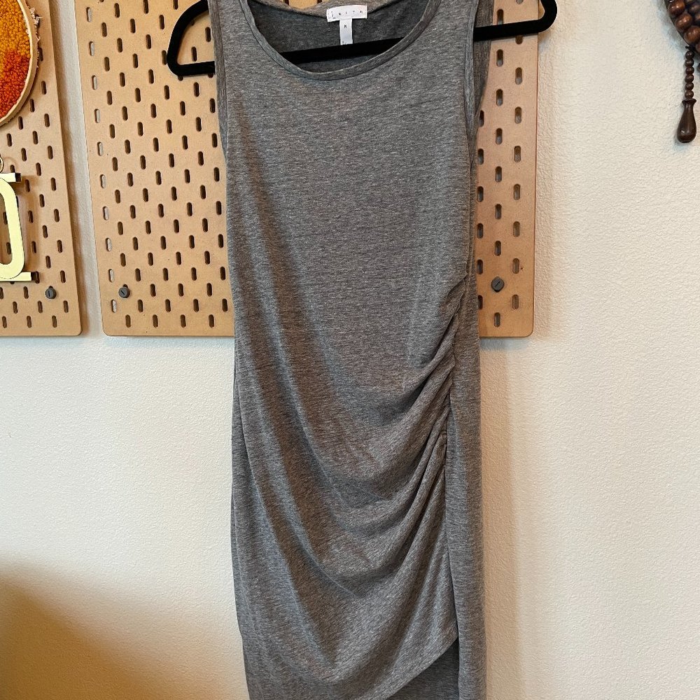 LEITH Ruched Body-Con Tank Dress (M)